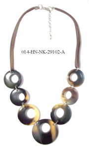 Horn  Ring Necklace