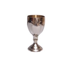 Antique Brass Wine Glass