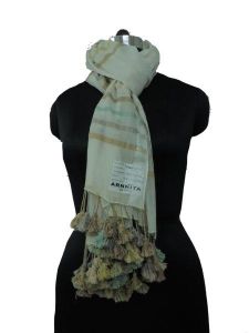 ArnNita White Stole