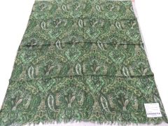 ArnNita SeaGreen Flower Print Stole