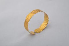 Gold Plated Brass Cuff