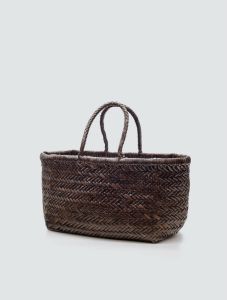 Dragon Diffusion Triple Jump Dark Brown bag Hand Woven