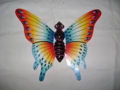 Hand Painted Butterfly With Stick