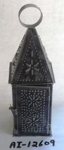 Dark Grey Metal Lantern