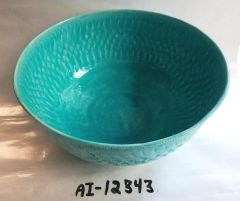 Sky Blue Bowl Embossed