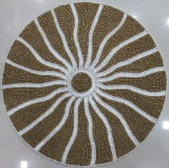 Sun Design Beaded Placemat