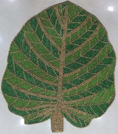Leaf Beaded Placemat