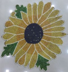 Sun Flower Beaded Placemat