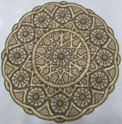 Golden Designed Placemat