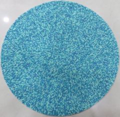 Blue Mixed Beads Placemat