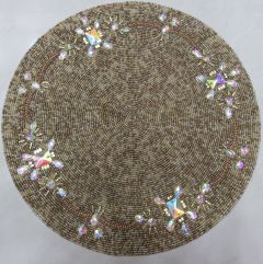 Star Motif Beaded Placemat