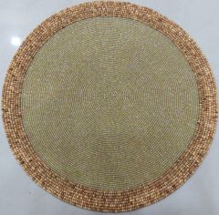 Wood Bead Border Placemat