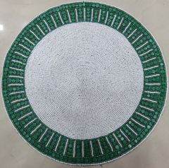 Green Stripe Border Placemat