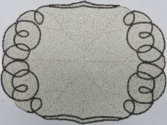 Rope Border Beaded Placemat