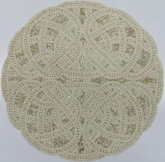 Ivory Pearl Beads Placemat