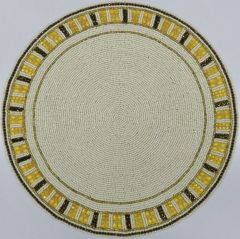 Multi Color Stripe Border Placemat