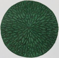 Dark Green Flower Placemat