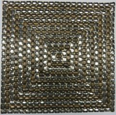 Silver Gold Square Placemat