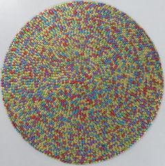 Multi Color Beads Placemat