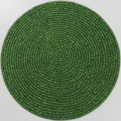 Green Plastic Bead Placemat