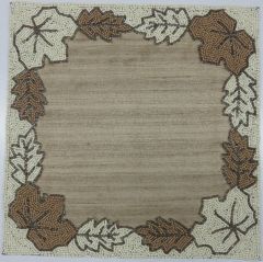 Multi Leaf Border Center Plain Placemat