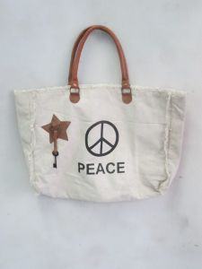 Peace Title Hand Bag
