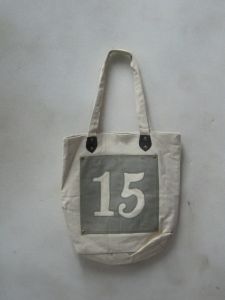 White & Grey Hand Bag
