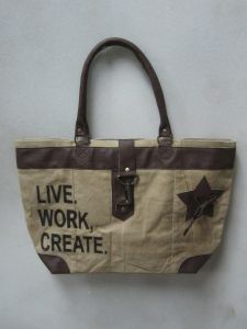 Tortilla Brown Star Hand Bag