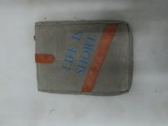 Grey Life Short Wallet