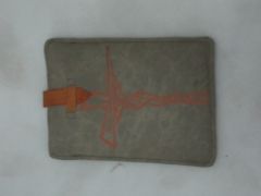 Grey Jesus Printed Wallet