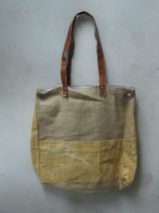 Yellow Tan Hand Bag