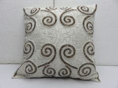 Scoll Beaded Cushion Cover