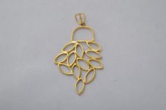 Golden Plated Brass Pendent