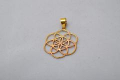 Golden Brass Pendent