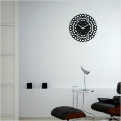 Web World - Circle Wall Clock (Black)