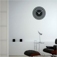 Web World Series - Circle Black 12" Wall clock