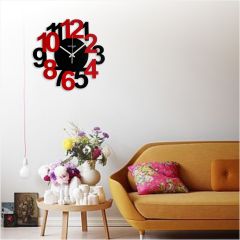 Bold & Beautiful (Bl&Rd) Wall Clock