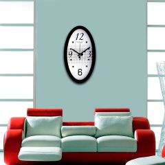 Oval Matrix Wall Clock