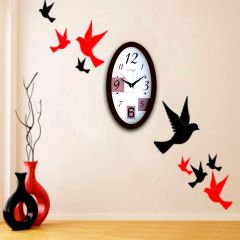 Oval Modern Wall Clock