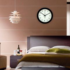 Random Wooden Elegant Retro 9" Black Wall Clock