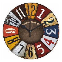 Colors Wooden Wall clock