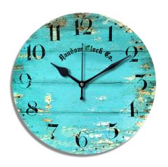  Blue Sky Wooden Wall Clock