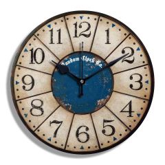 Timeline Wooden Wall Clock
