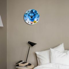 Buddha Deva Wooden Wall Clock