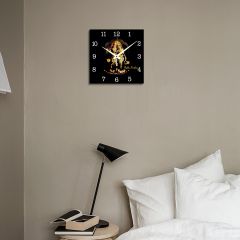 Krishna-Priya Wooden Wall Clock