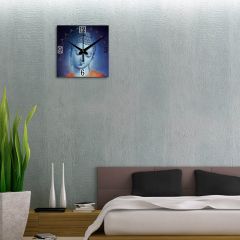 Lord Buddha Wooden Wall Clock