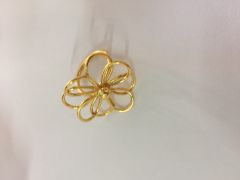 Brass Flower Design Ring