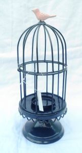 Black Cage T-Light Holder