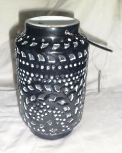 Black Enamel Lantern