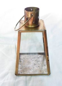 Copper Glass Lantern
